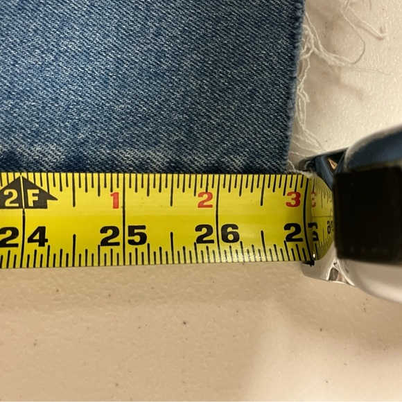 J. Crew High Rise Med Wash Button Fly Cotton Tensel All Day Stretch Jeans Sz 31 - Picture 10 of 16